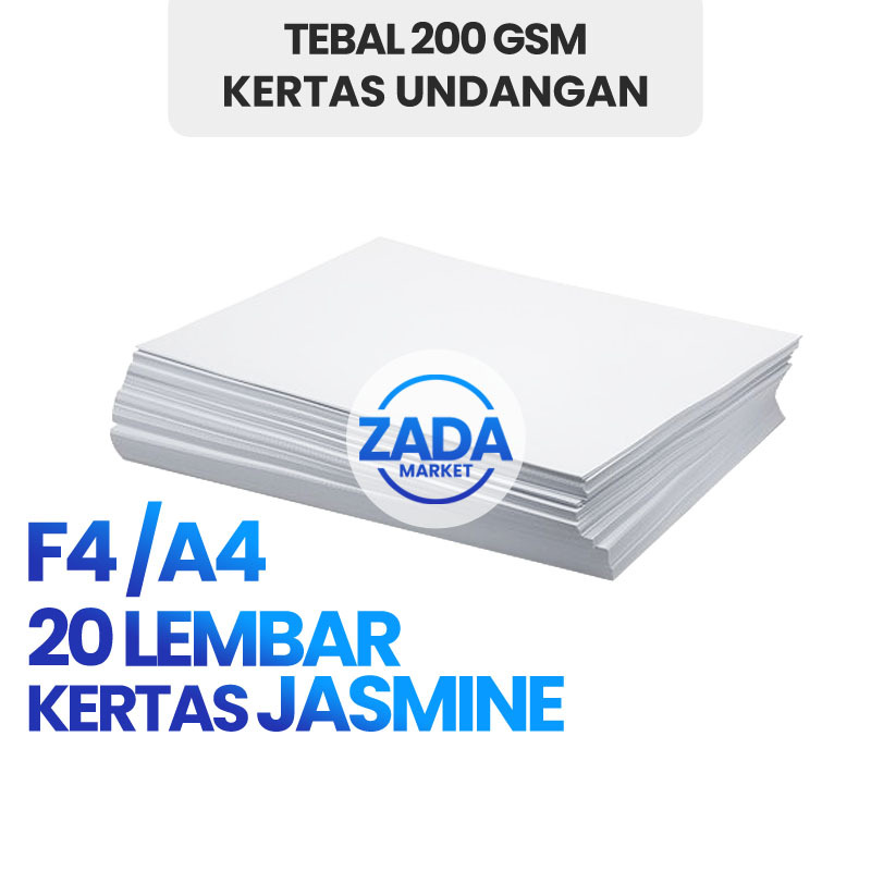 

20 Lembar Kertas Jasmine Gliter 200gsm F4 / A4 Untuk Undangan Sertifikat Kerajinan Kartu Nama Paper Flower Glitter