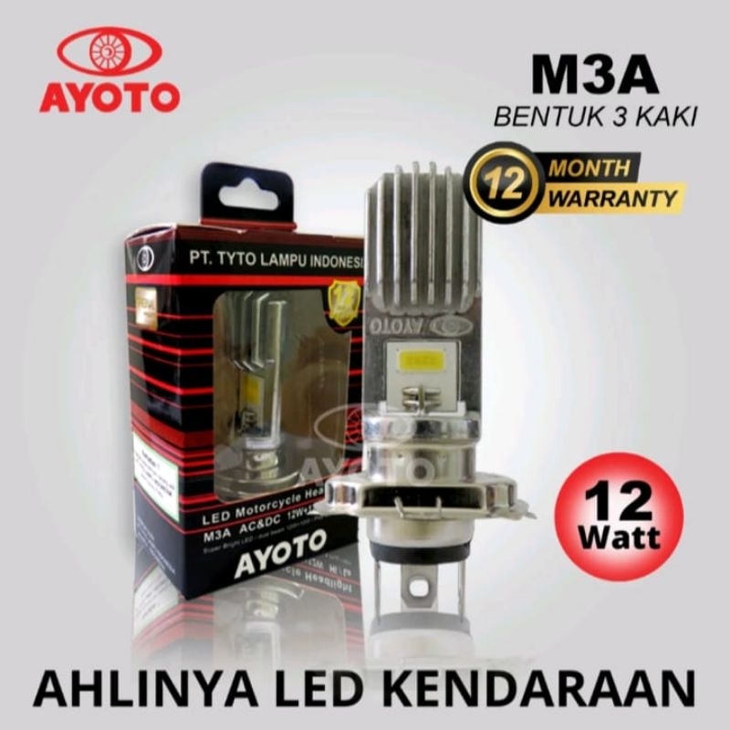 LAMPU LED DEPAN MOTOR AYOTO M3A