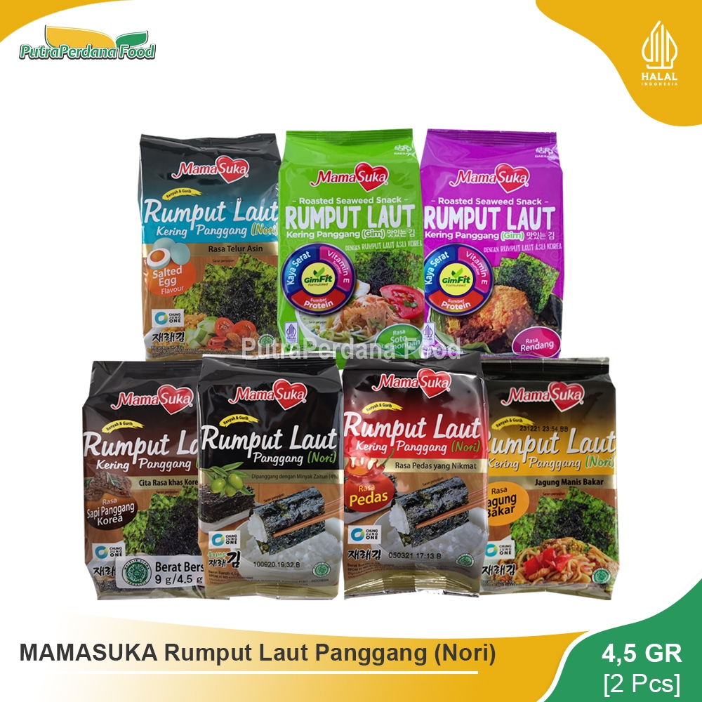 

MAMASUKA Rumput Laut Panggang (2 x 4,5gr)