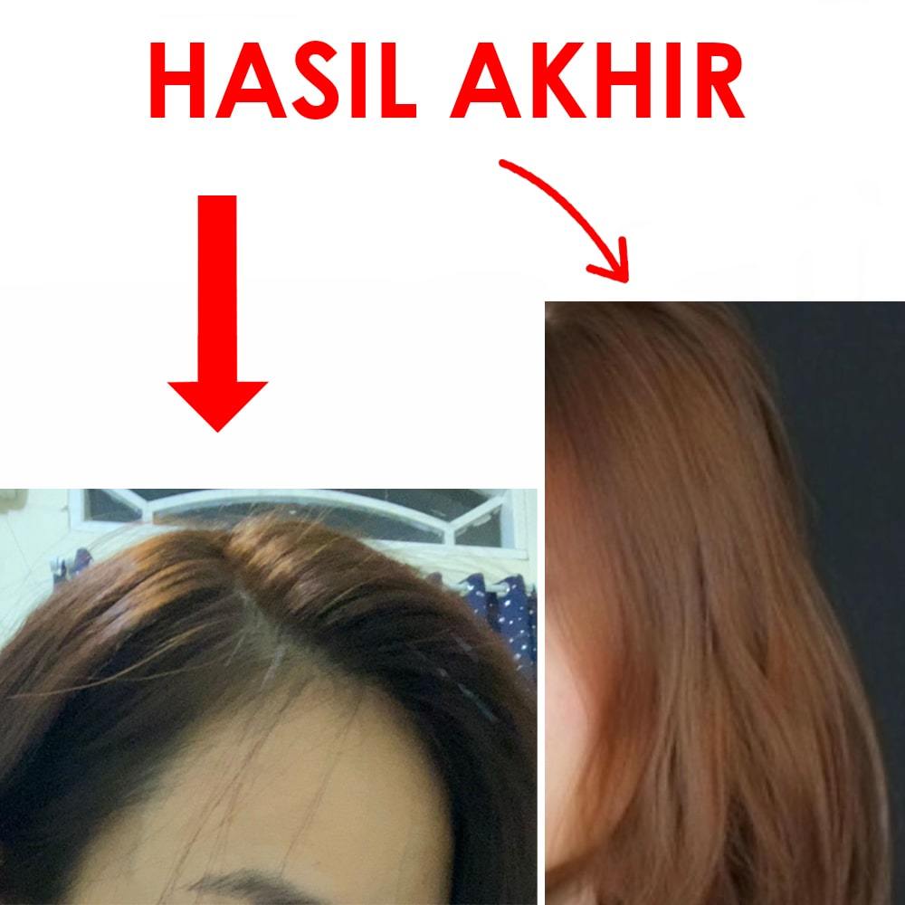 Semir Rambut Herbal Mokeru  / Shampoo Argan Oil Pewarna Rambut Herbal 500ml