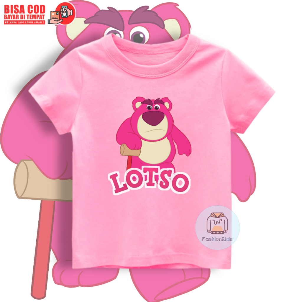 Kaos Anak Lotso Toy Story / Baju Anak Toy Story