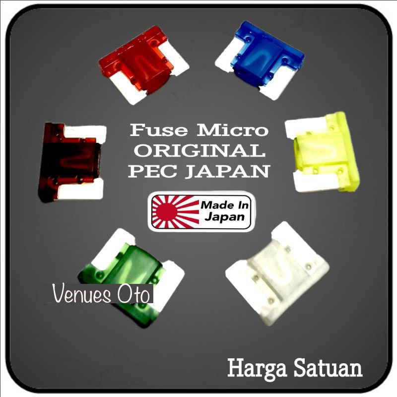 Fuse Sekring Micro / Innova - Original PEC Made in Japan - Satuan