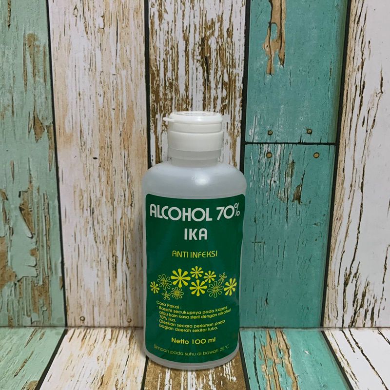 IKA ALCOHOL 70% 100ml / Alkohol Antiseptik / Pembersih Luka / Anti Infeksi