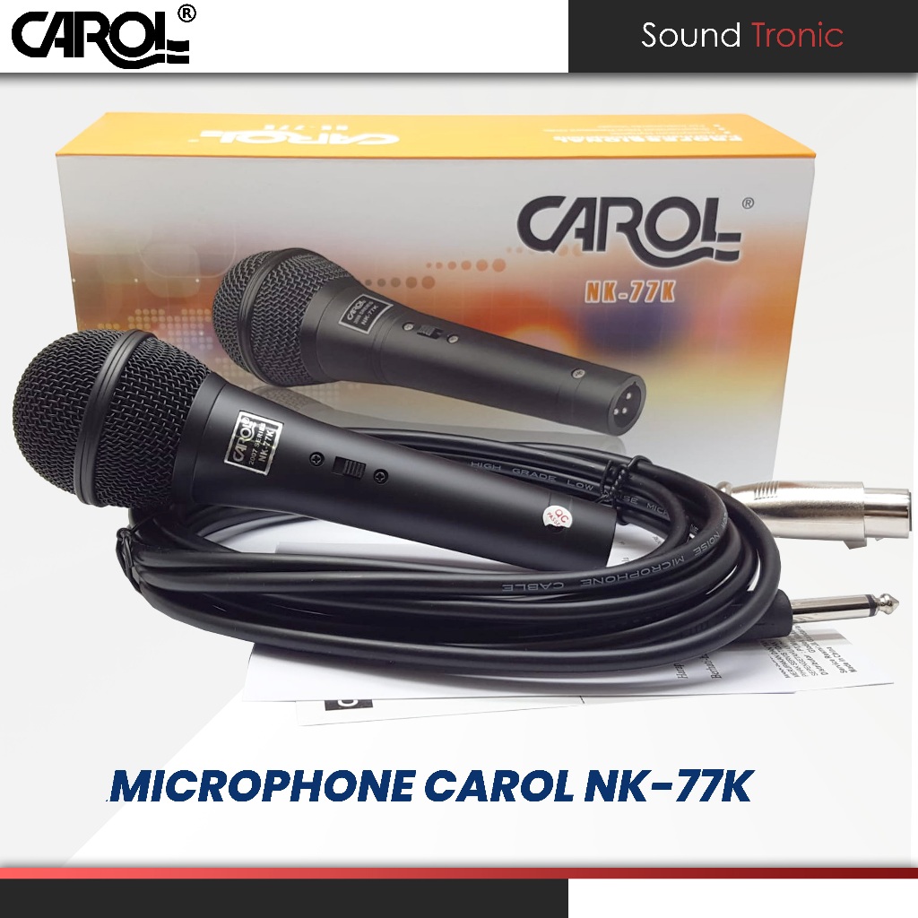 Mic Kabel Carol NK 77K Microphone Original Mick Mikrofon Carol