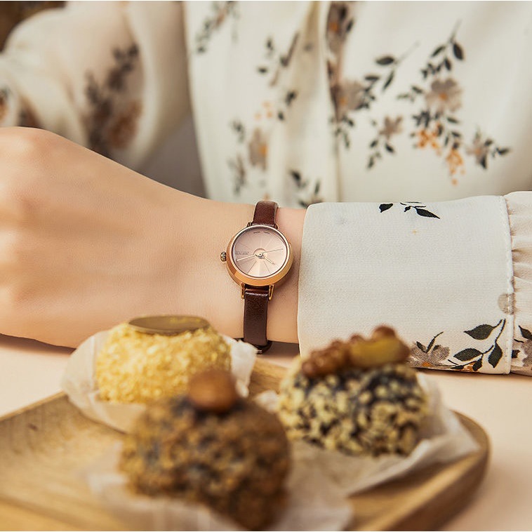 PREMIUM AOKEYO W228 Jam Tangan Wanita Baru Original Korea Design Kecil Wanita Jam Tangan Wanita