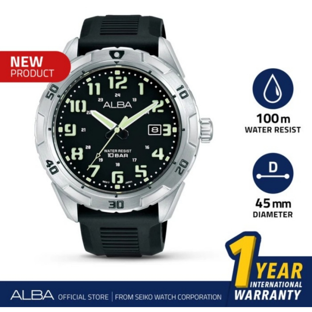 Alba AS9R87#AS9R87#AS9R87X1#Alba AS9R87X1#jam tangan pria Alba as9r97#Man watch Alba As9r87X1