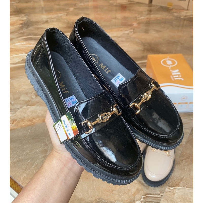 Sepatu docmart SANY / sepatu loafers wanita / sepatu fashion wanita / bisa cod / sepatu wanita mif o