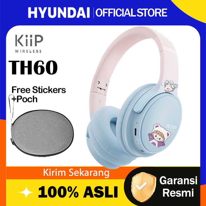 Hyundai X KiiP Wireless TH60 Headphone Bluetooth Wireless Headset Earphone V5.3