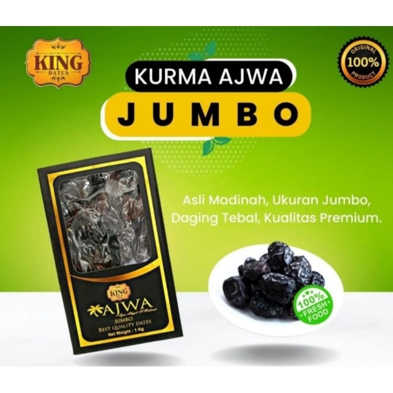 

Kurma Ajwa King Jumbo 1kg