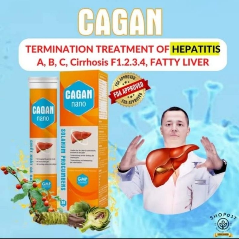 CAGAN NANO JERMAN UNTUK PENGOBATAN HEPATITIS/ CAGAB FOR LIVER  HEALTH