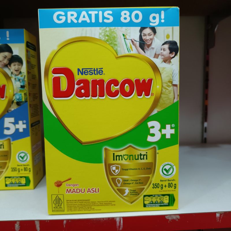 

Susu Dancow 3+ Madu Asli #350g+80g