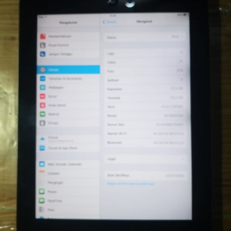 Apple iPad 2 64gb WiFi Cell Minus