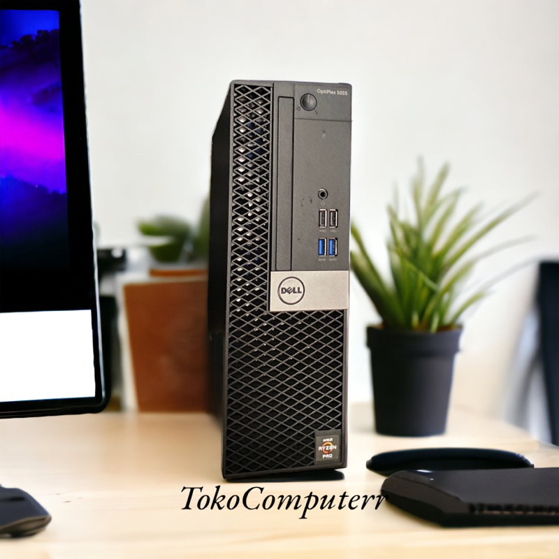 PC DELL OPTIPLEX 5055 SFF AMD RYZEN5 PRO 2400G RAM DDR4 8GB SSD MVME 256GB LIKE NEW