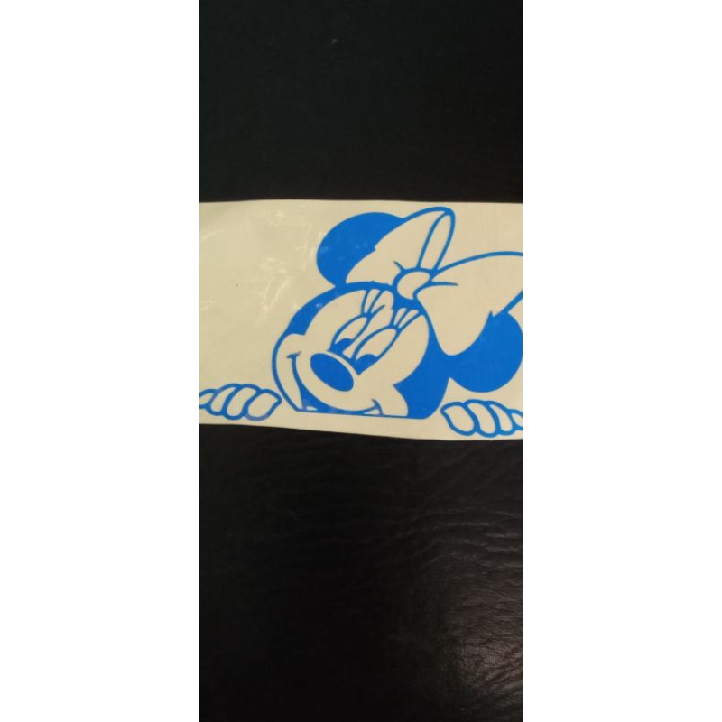 

sticker cutting logo mikie mouse ukuran 9cm*6cm