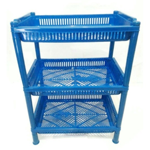 RAK VINCO TEBAL/ RAK PLASTIK SERBAGUNA/RAK BUMBU VINCO BESAR/RAK SUSUN 3/ RAK PLASTIK VINCO JUMBO/ R