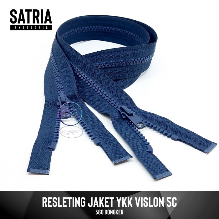 RESLETING ZIPPER JAKET YKK VISLON 30 CM (12 INCH) 560 DONGKER