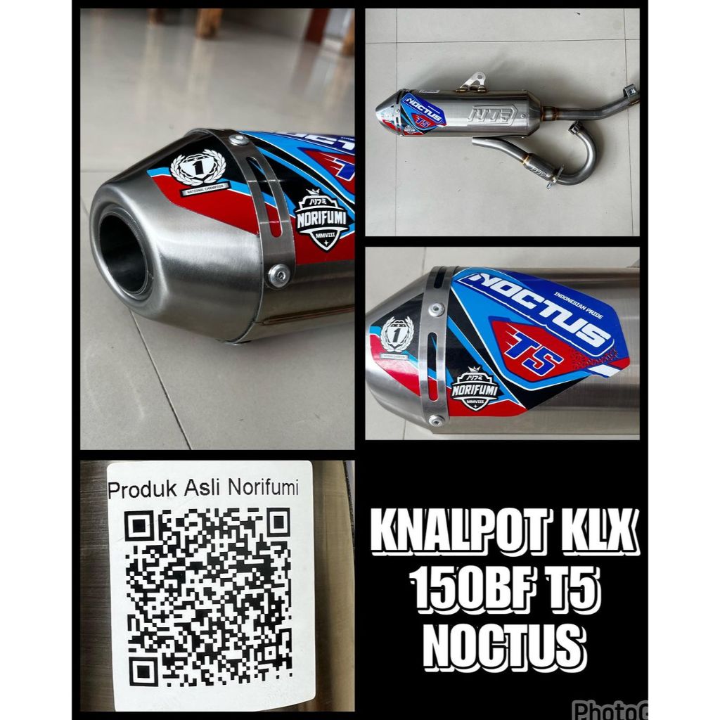 Knalpot NOFIRUMI Noctus T5 Original - KLX / CRF / WR155