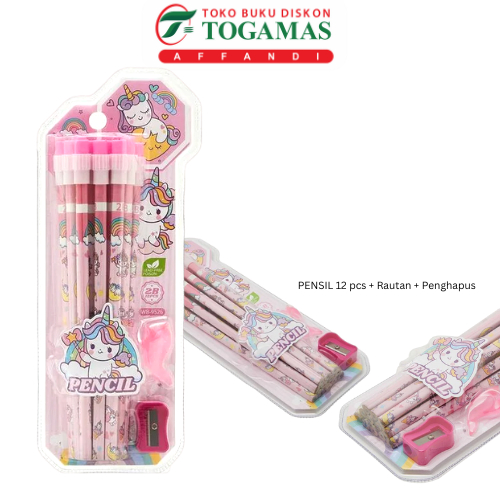 

PENSIL 2B WB-9526 UNICORN (PACK) | PENSIL 2B WB-9529 HAPPY ZOO (PACK) | PENSIL 2B WB-9550 SPACE (PACK)