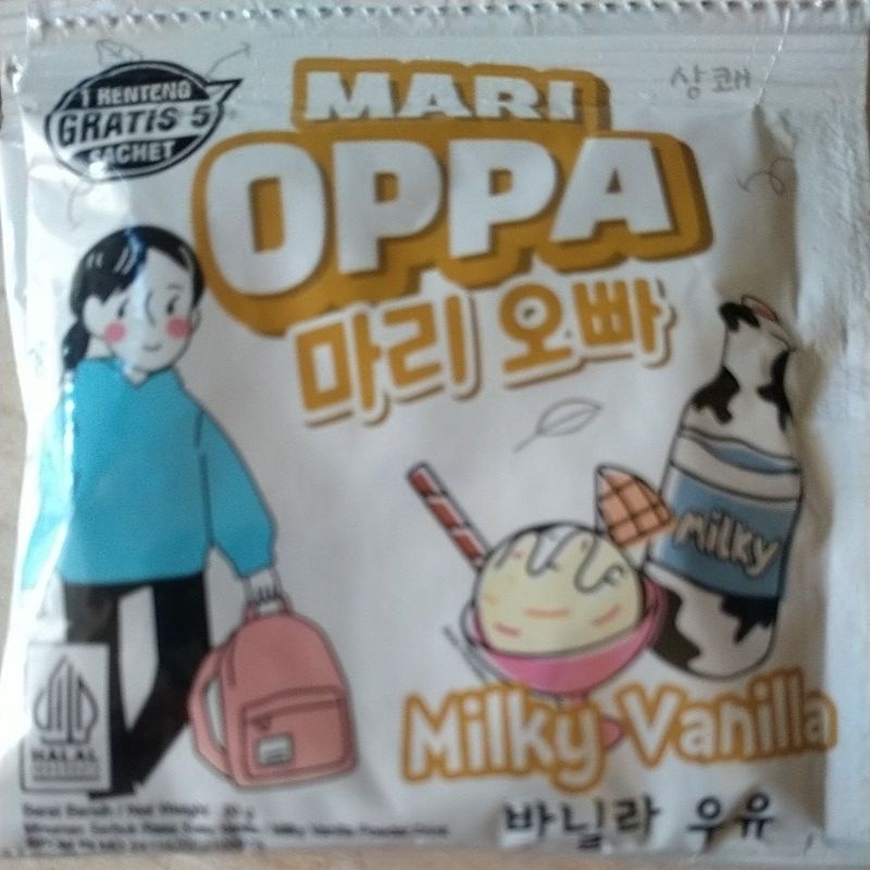 

Minuman Mari oppa Milky Vanilla