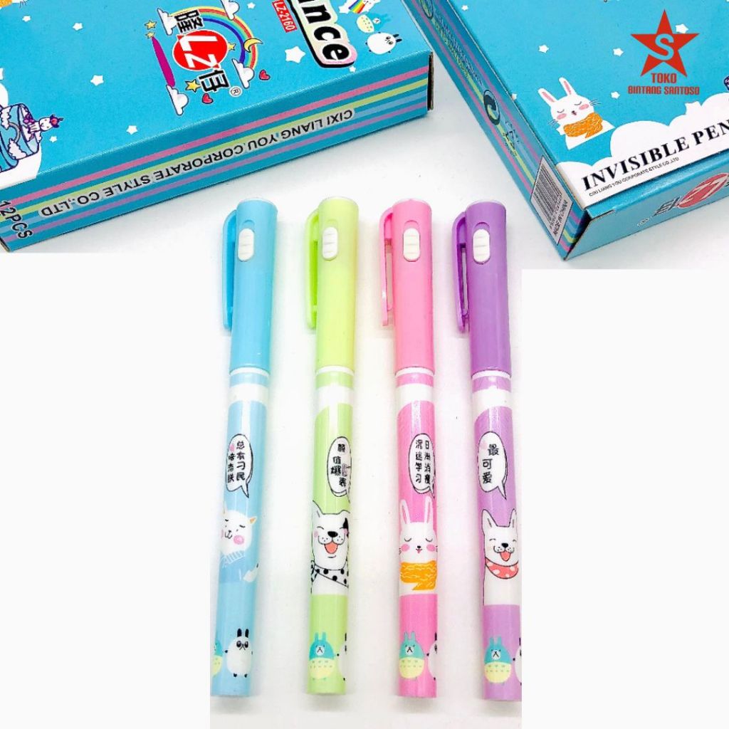 

Bolpen Magic LZ-2160 | Invisible Pen | Pulpen Lampu Ajaib