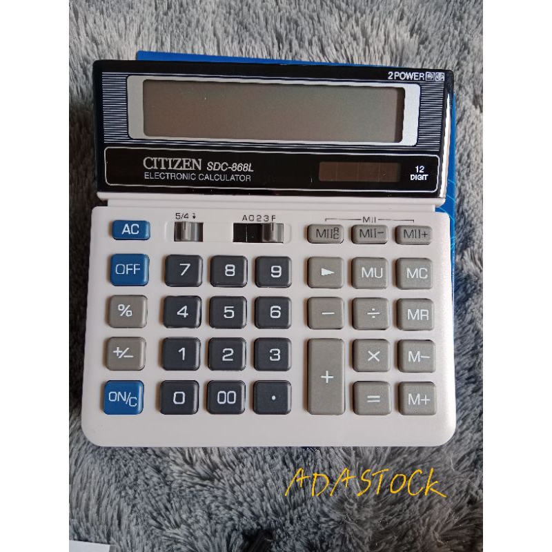 

kalkulator meja kasir besar citizen ct-868l,12 digit