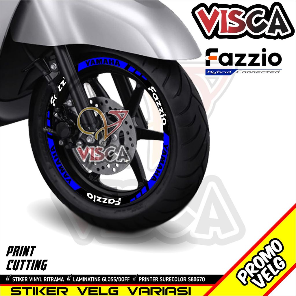 Stiker Velg List Velg Motor Stiker Velg Fazzio