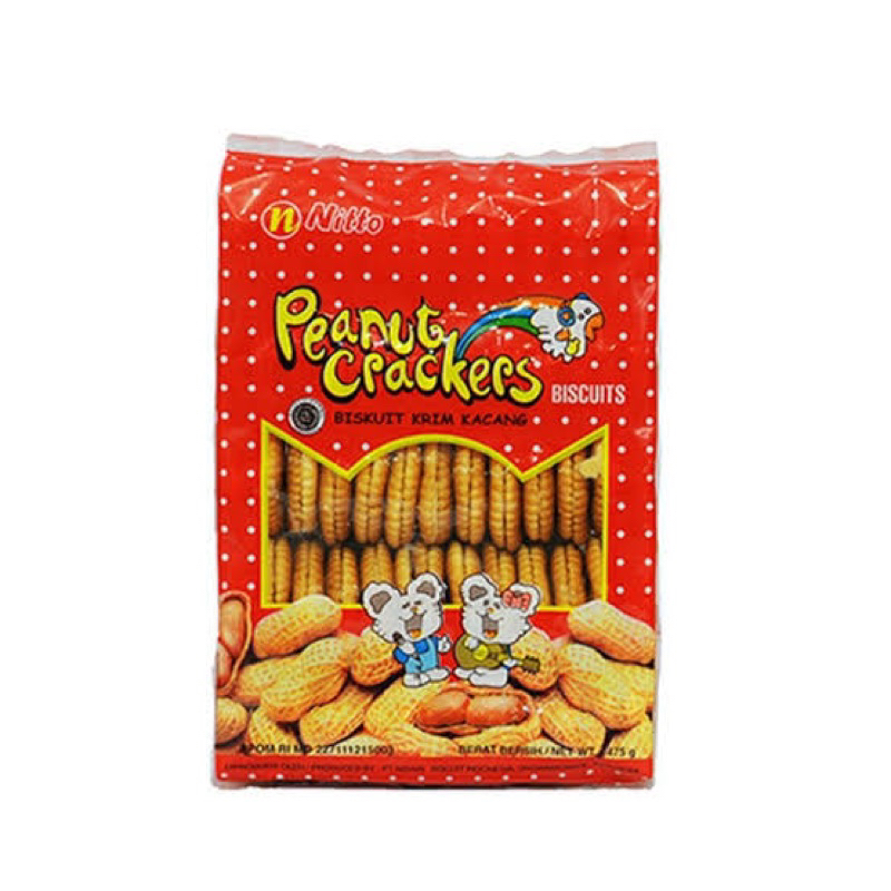 

NITTO PEANUT CRACKERS BISCUITS 450gr