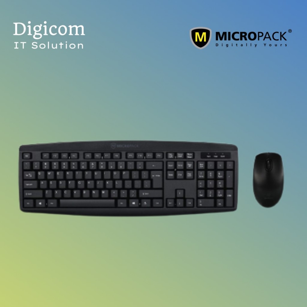 KEYBOARD+MOUSE MICROPACK WIRELESS KM-203W