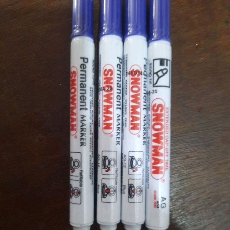 

Spidol SNOWMAN Permanent Warna Biru