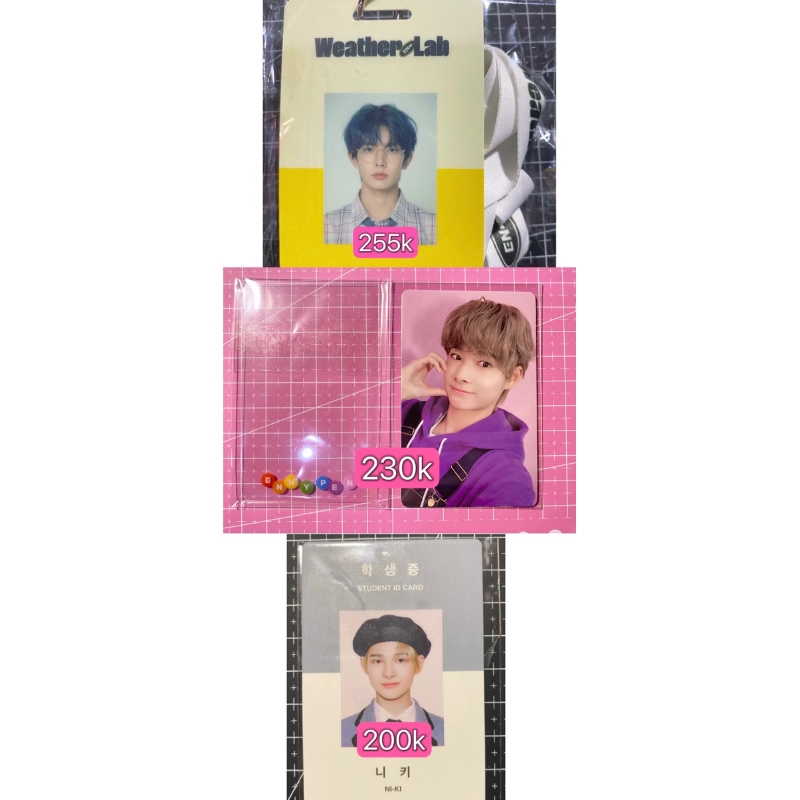 id card heesung sg22 | pc niki ggu ggu + deco | id card niki sg21