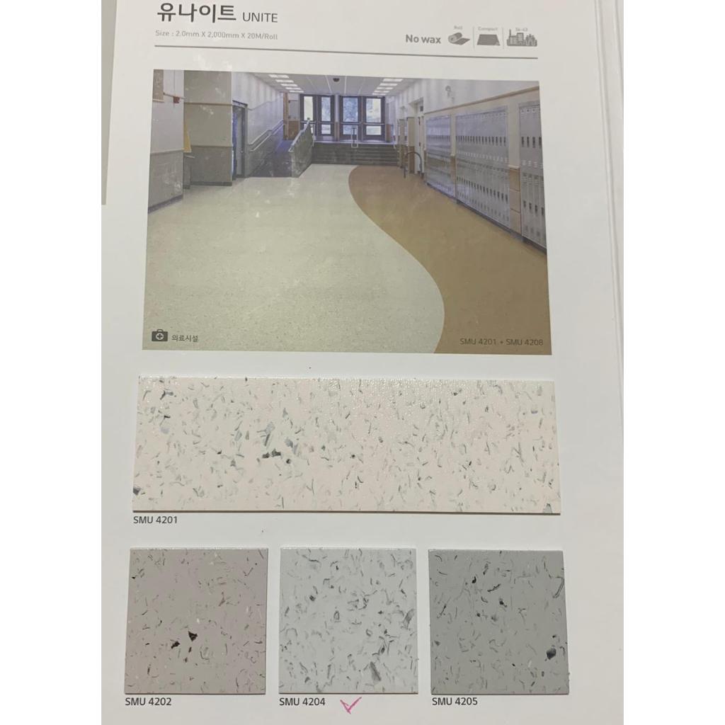 Vinyl Roll LG Hausys Unite I Vinyl Homogeneous Sheet Rumah Sakit