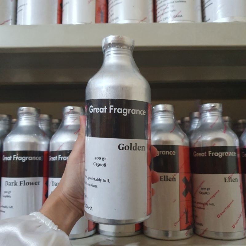 GOLDEN GREAT FRAGRANCE BIBIT PARFUM MURNI SEGEL 500gram SEARAH OUD WOOD DARK VANILLA by AXE