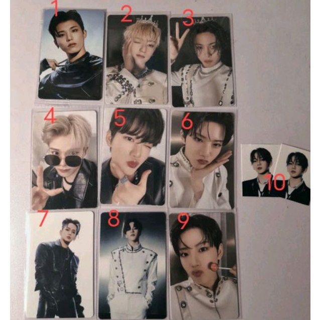 PHOTOCARD OFFICIAL TREASURE REBOOT asahi kacamata haruto junghwan crown black gray ver jeongwoo pob 