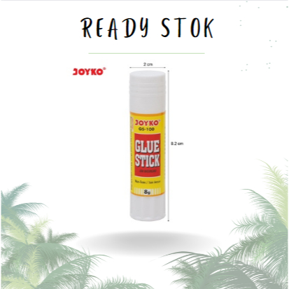 

LEM KERTAS / LEM STICK / GLUE STICK GS-100 (8 gram) / GS-103 / GS-104 ANIMAL KINGDOM / GS-105 / GS-112 / GS-114 JOYKO