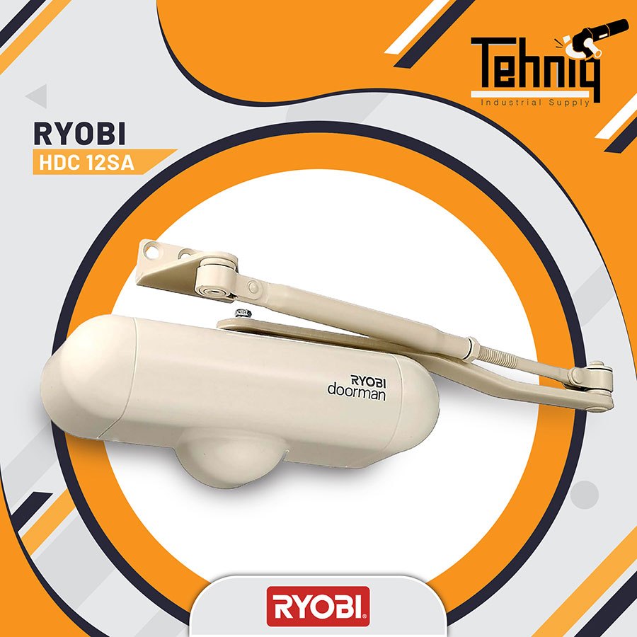 Penutup Pintu Hidrolic RYOBI HDC12SA Brown & Ivory