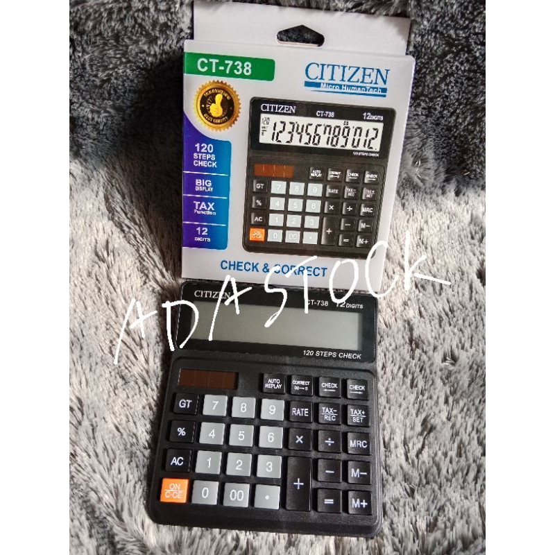 

Kalkulator 12 digit kalkulator citizen ct-738 kalkulator alat hitung