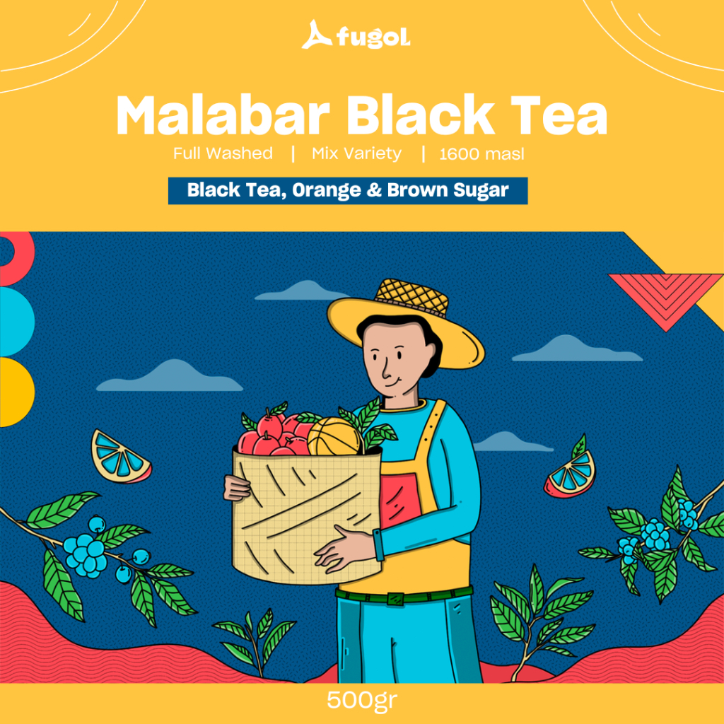 

Kopi Arabika MALABAR BLACK TEA (500 gr) Single Origin Specialty Coffee Arabica