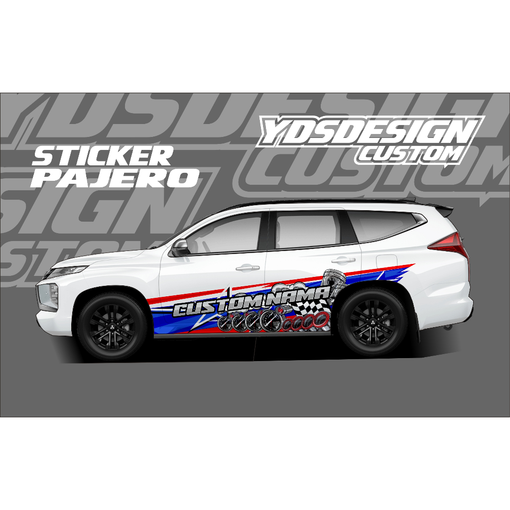 DECAL LIVERY PAJERO,INNOVA,FORTUNER