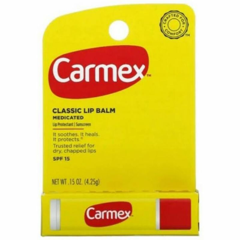 Carmex Classic Lip Balm Original USA
