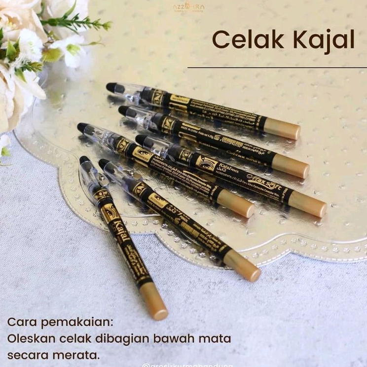 PENSIL KAJAL CELAK EYELINER / PENSIL ALIS LYRA - BROWN BLACK DARKBROWN