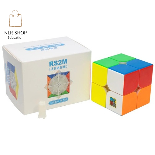 NLR Jake Rubik 2x2 Moyu RS2M Evolution Magnetic Stikerless Premium Original RBK044
