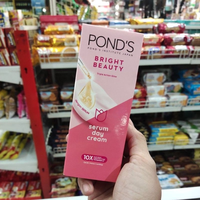 ponds bright beauty serum day cream