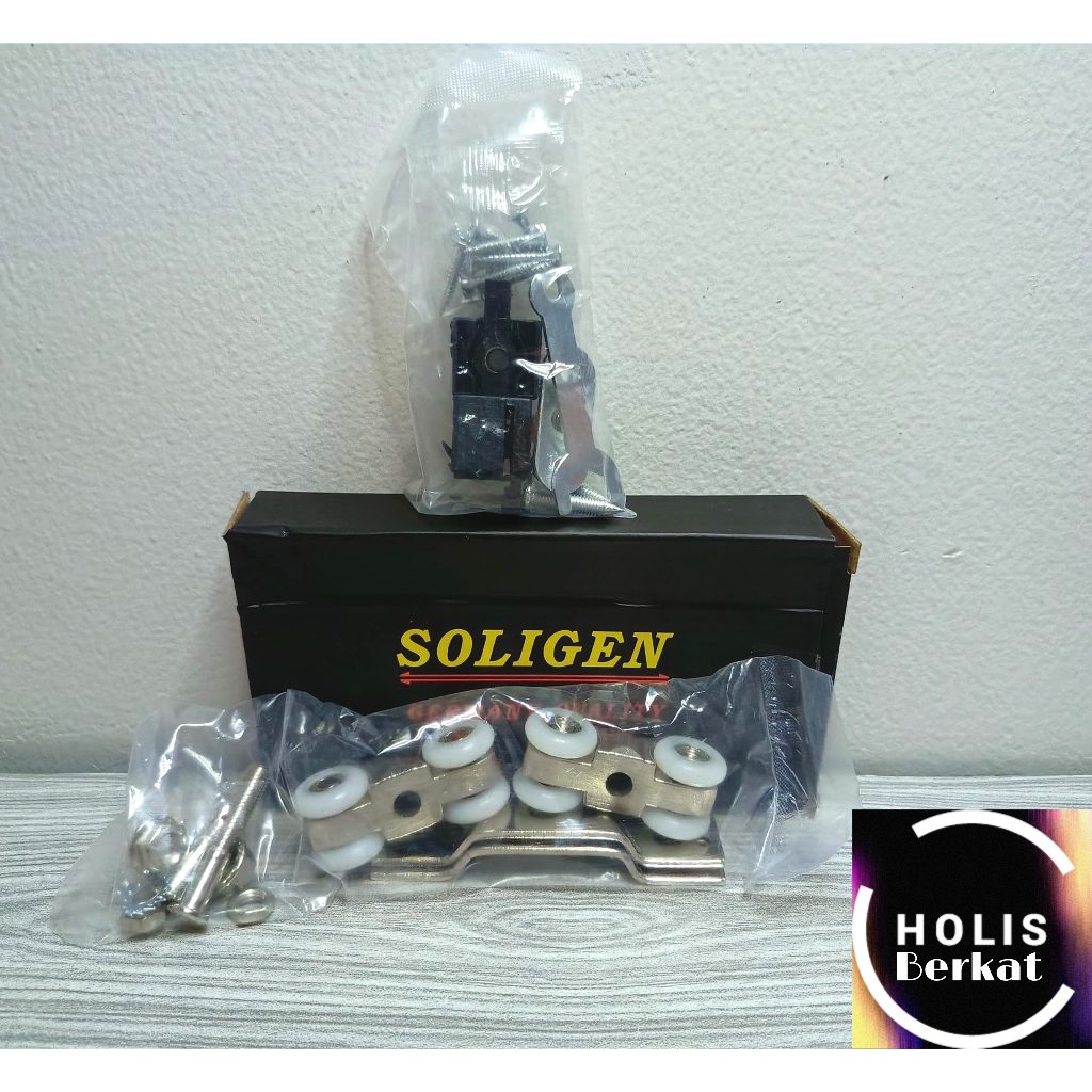 Roda Rel Pintu Geser Sliding / Roda Rel Pintu Dorong SOLIGEN