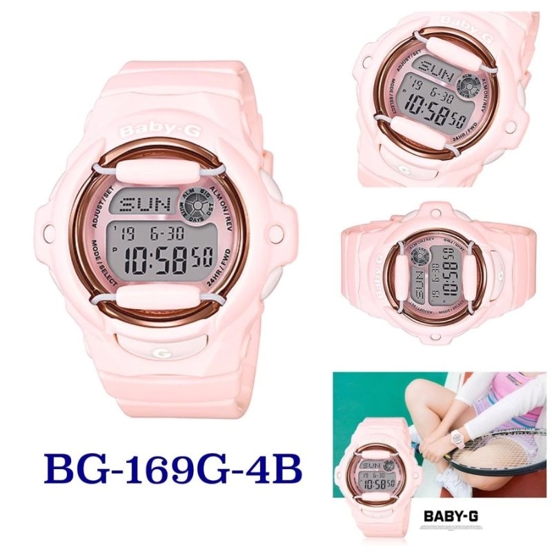jam tangan wanita Casio baby-G BG-169G-4BDR original