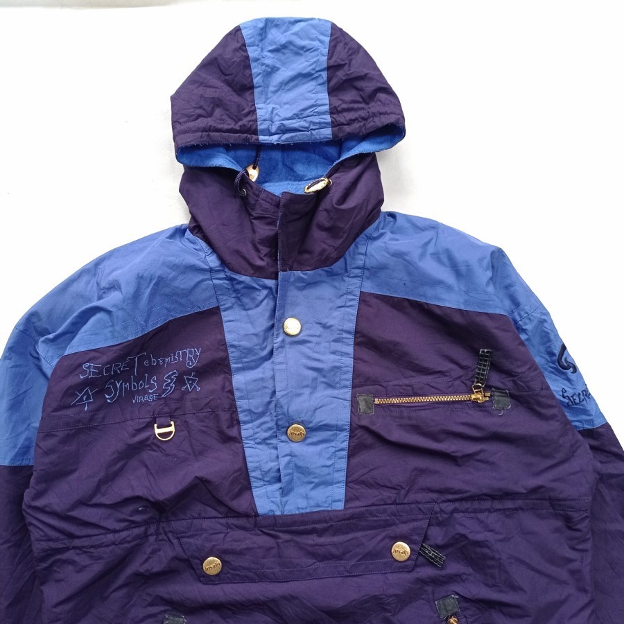 jaket fusalp half zip outdoor ski snowboard anorak cagoule tnf