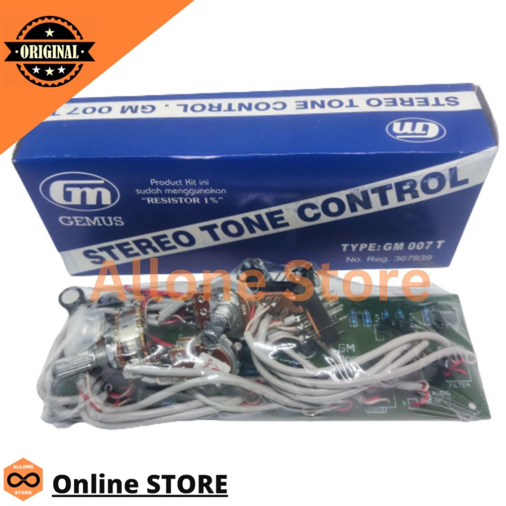 Kit Tone Control Stereo Plus Filter Dan Loudness Gm 007T