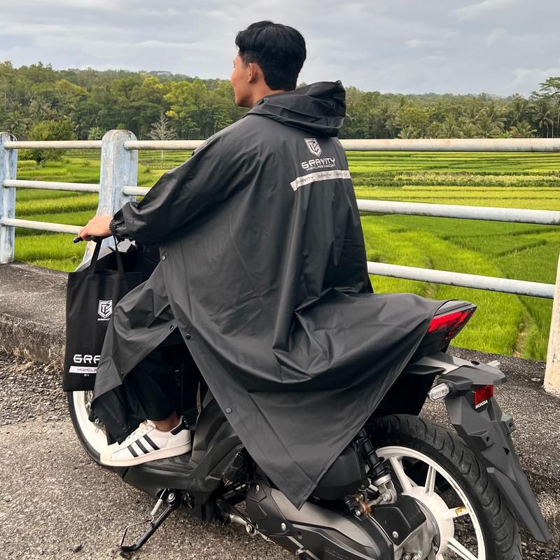JAS HUJAN GRAVITY RAINCOAT MANTOL TERBAIK DAN TERLARIS PONCO LENGAN KELELAWAR DEWASA