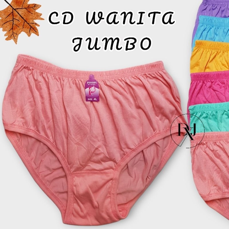 Celana Dalam Wanita Jumbo Big Size 5L 4L 3L XL L  CD Ibu Hamil Bumil Halus Lembut Adem Elastis
