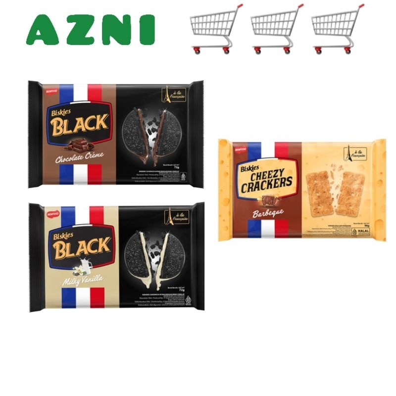 

Biskies Black Biskuit & Cheezy Crackers 72 gr / 96 gr