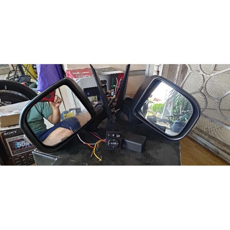 Spion Modifikasi Retract Nissan March merk EMGI